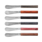 Pakka Wood Cheese Spreaders + Gift Box // 6 Pieces