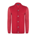 Dewayne Knitwear Jacket // Bordeaux (S)