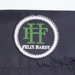 Felix Hardy // James Coat // Navy + Green (M)