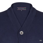 Albert Knitwear Jacket // Navy (L)