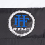 Felix Hardy // Eddy Coat // Black + Sax (3XL)