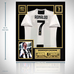 Cristiano Ronaldo // Signed Juventus Jersey // Museum Frame (Signed Jersey Only)