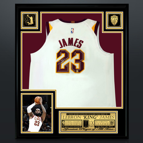 Lebron James // Signed Cleveland Cavaliers Jersey // Museum Frame (Signed Jersey Only)