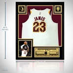 Lebron James // Signed Cleveland Cavaliers Jersey // Museum Frame (Signed Jersey Only)