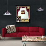 Lebron James // Signed Cleveland Cavaliers Jersey // Museum Frame (Signed Jersey Only)