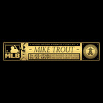 Mike Trout // Signed Baseball Cleat // Custom Museum Display (Signed Cleat Only)