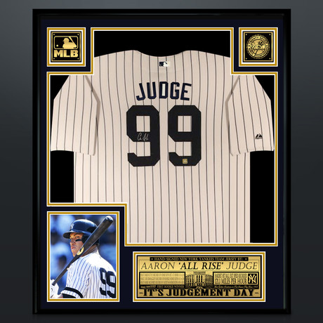 Aaron Judge // Signed New York Yankees Jersey // Museum Frame (Signed Jersey Only)