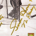 Bobby Orr and Gordie Howe // Signed Photo // Custom Frame