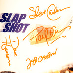 Slap Shot // Cast Signed Mini Poster // Custom Frame