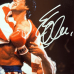 Rocky // Sylvester Stallone Signed Photo // Custom Frame