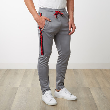 Tri-stripe Track Pants // Gray (S)