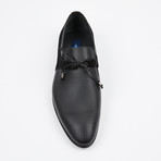 Formal Suede + Leather Shoe // Black (US: 11)