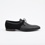 Formal Suede + Leather Shoe // Black (US: 12)