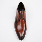 Pointy Toe Lace Up // Tobacco (US: 11)