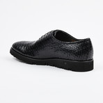 Python Lace Up Casual Shoe // Black (US: 8.5)