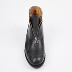 Zipper Boot + Ostrich Design Toe // Gray (US: 9)