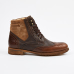 Wing Tip Lace up Boot // Brown (US: 12)