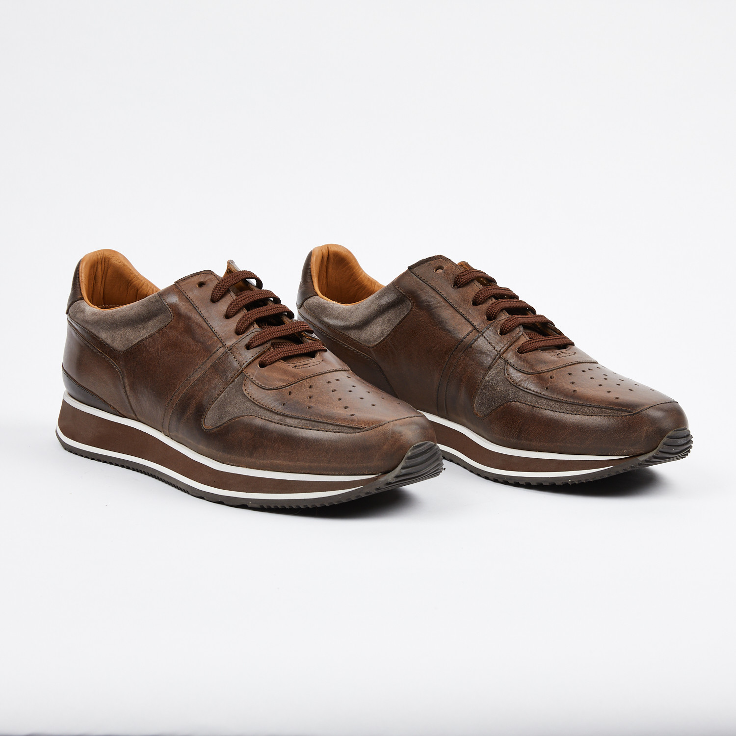 Fashion Sneaker // Brown (US: 7) - Pelle Line - Touch of Modern