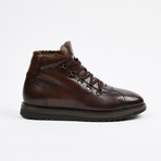 Lace Up Boot + Fur Lining // Tobacco (US: 10)