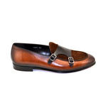 Double Buckle Loafer + Suede Vamp // Brown (US: 7.5)