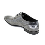 Shiny Formal Shoe + Studs // Gray + Black (US: 12)