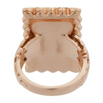 Crivelli 18k Rose Gold Diamond + Ruby Ring // 54912972 // Size 6.75