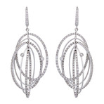 Crivelli 18k White Gold Diamond Earrings // 295-3013a