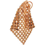 Crivelli 18k Yellow Gold Diamond + Brown Diamond Earrings // 394-FB-1193