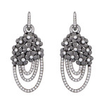 Crivelli 18k White Gold Diamond Earrings // 372-1965