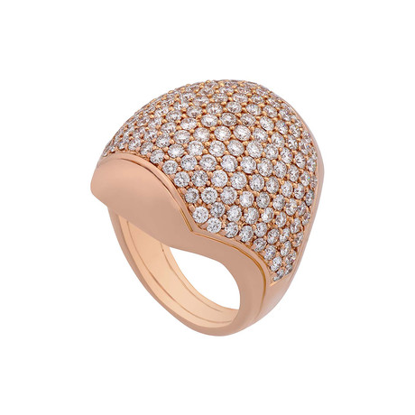 Crivelli 18k Rose Gold Diamond Ring // 307-VR9074 // Size 7