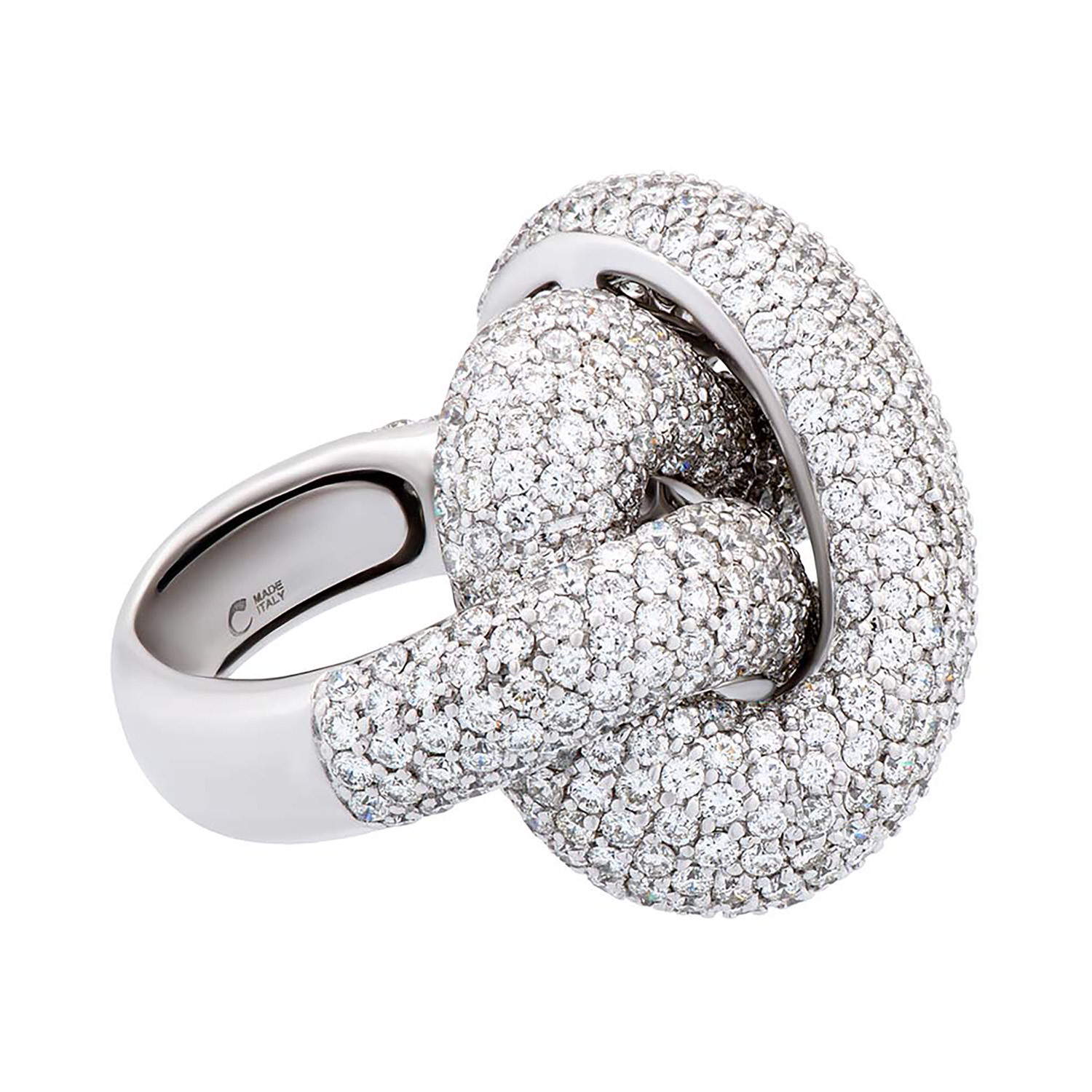 Crivelli 18k White Gold Diamond Ring // 389-VR9944 // Size 7 - Crivelli ...