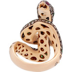 Crivelli 18k Rose Gold Diamond + Ruby Ring // 117-A589 // Size 7
