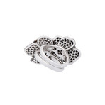 Crivelli 18k White Gold Diamond + Black Diamond Ring // 289-VR3156 // Size 6.25