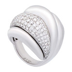 Crivelli 18k White Gold Diamond Ring // 000-2914NS // Size 7