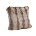 Limited Edition Faux Fur Pillow // Silver Fox