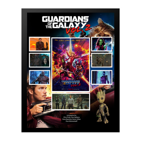 Signed Collage // Guardian of the Galaxy Vol. 2
