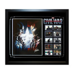 Signed + Framed Collage // Captain America Civil War