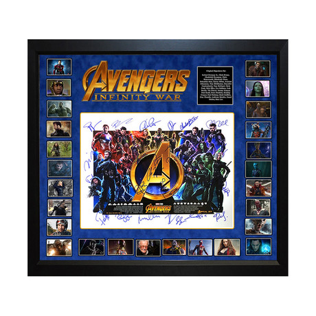Signed Collage // Avengers Infinity War // Collage III