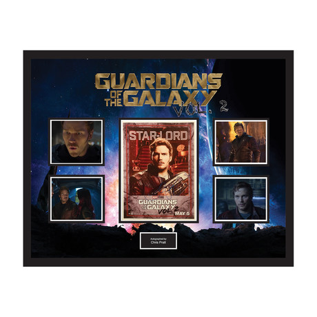 Signed + Framed Collage // Star Lord