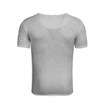 Crew Neck T-Shirt // Gray Melange (L)