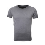 Oil Wash T-Shirt // Anthracite (XL)