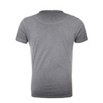 Oil Wash T-Shirt // Anthracite (M)