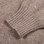 Domenico Cable Knit Cashmere Sweater // Brown (Euro: 46)