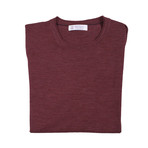 Cali Cashmere Blend Pullover Sweater // Maroon (Euro: 48)