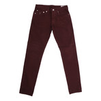 Cornelius 5 Pocket Jean Pants // Burgundy (32WX32L)