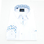 Quentin Elbow Patch Shirt W/ Pocket Shirt // White (S)