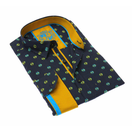 Roberto Fill Coupe Shirt // Turquoise (2XL)