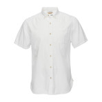 Truman Short Sleeve Button Collar Shirt // White (XS)