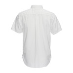 Truman Short Sleeve Button Collar Shirt // White (L)