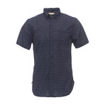 Truman Short Sleeve Button Collar Shirt // Navy (XL)